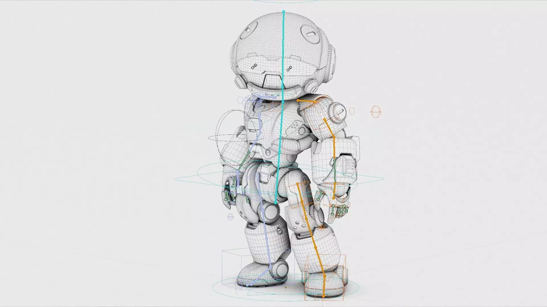 ROBO ZERO-A  Rigged for Unreal Engine - Unity - MIXAMO 3D model_39