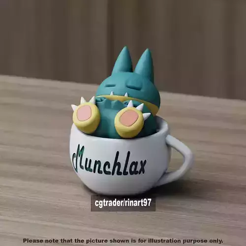 Munchlax chill cup 3D print model Munchlax chill cup 3D print model