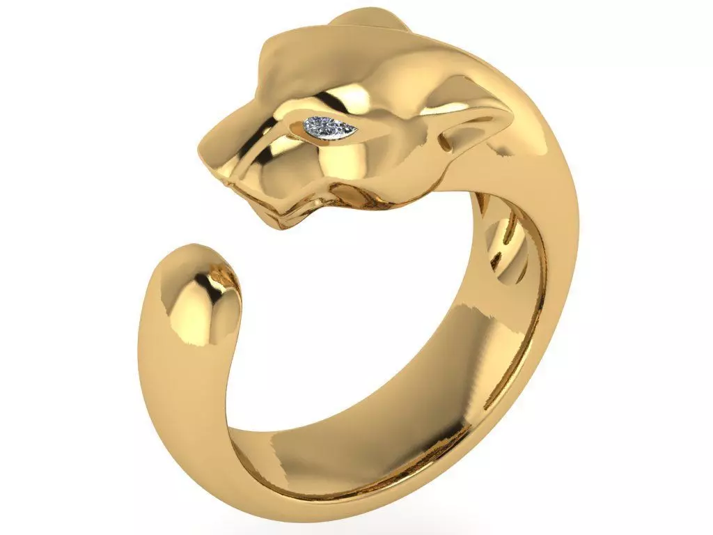 Phanter Ring 3D print model_0