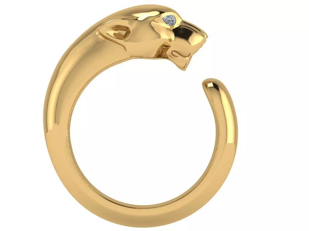 Phanter Ring 3D print model_1