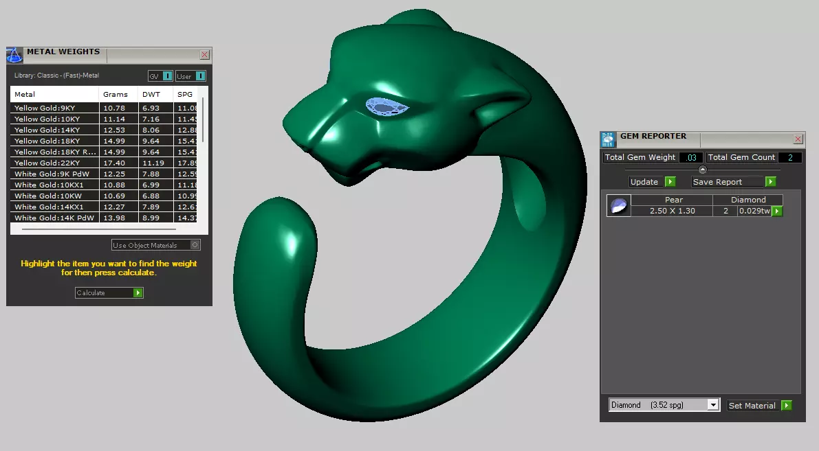 Phanter Ring 3D print model_5