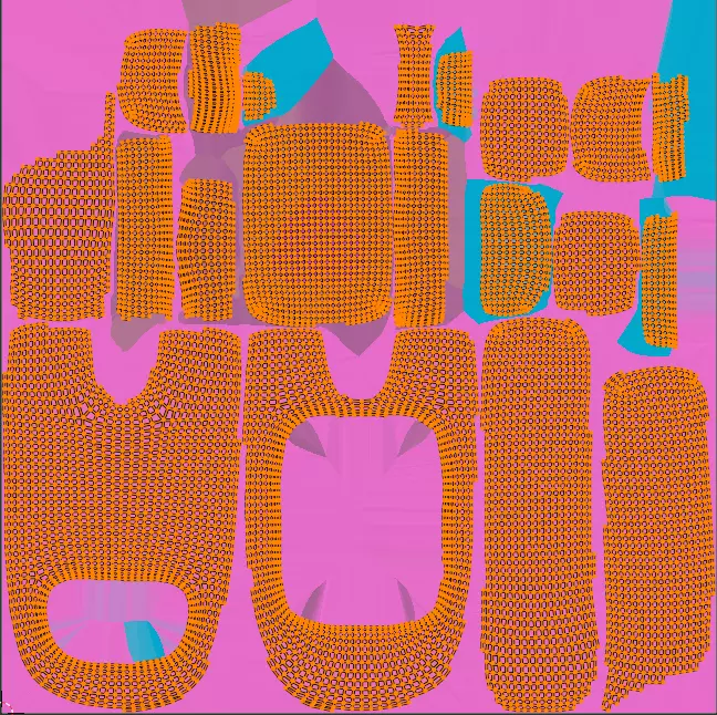 Amogus Pinky Low-poly 3D model_10