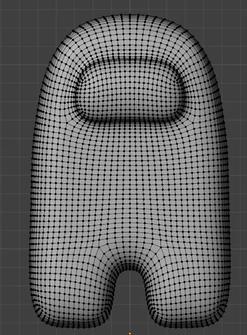 Amogus Pinky Low-poly 3D model_5