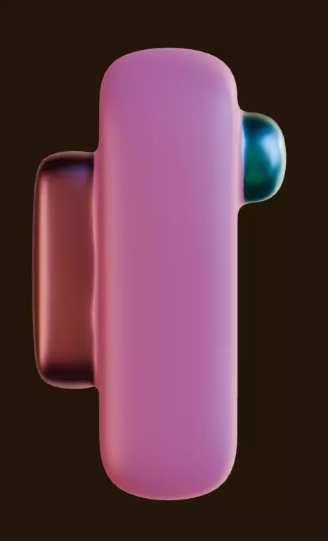 Amogus Pinky Low-poly 3D model_4