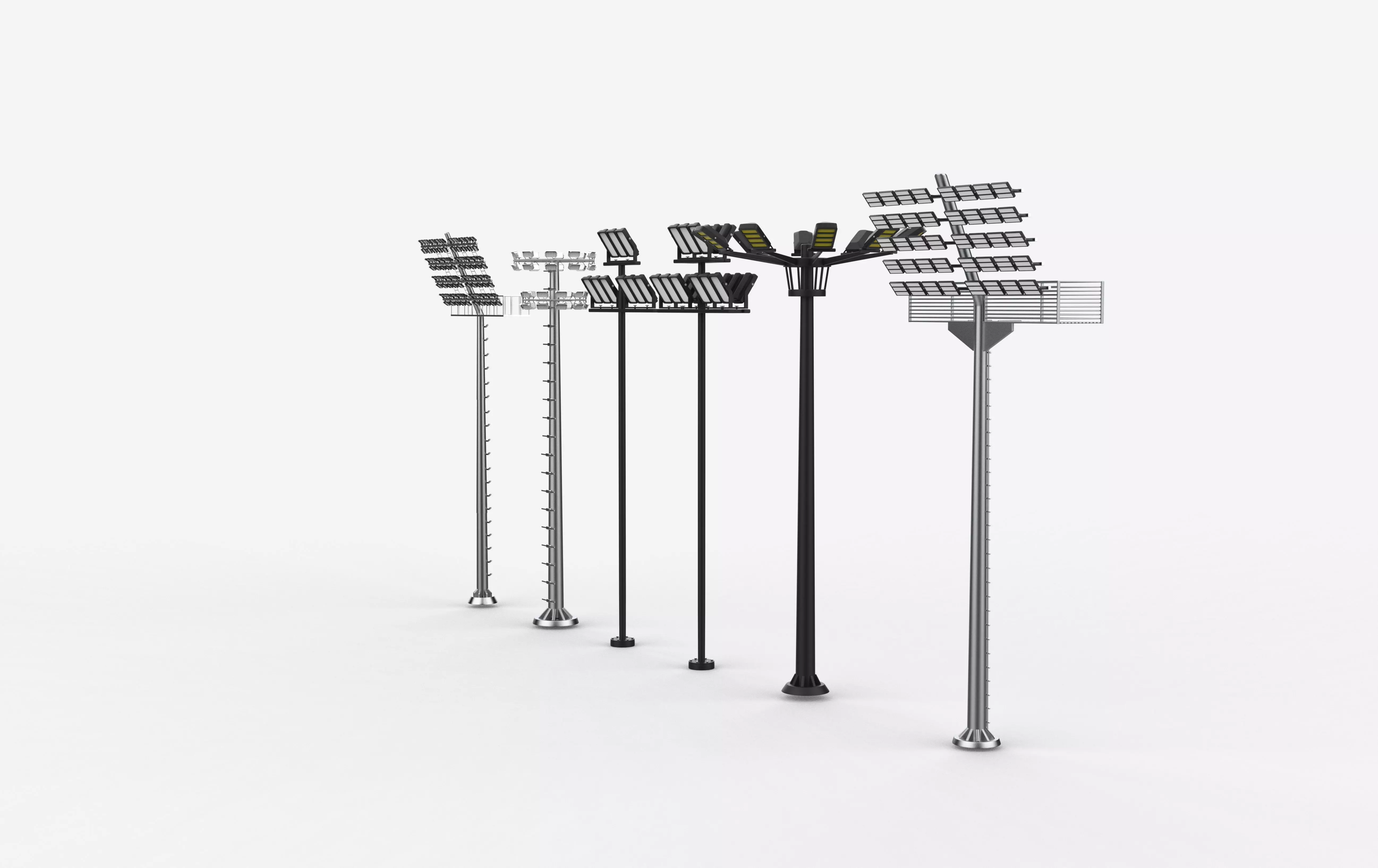 high mast light 3D model_23