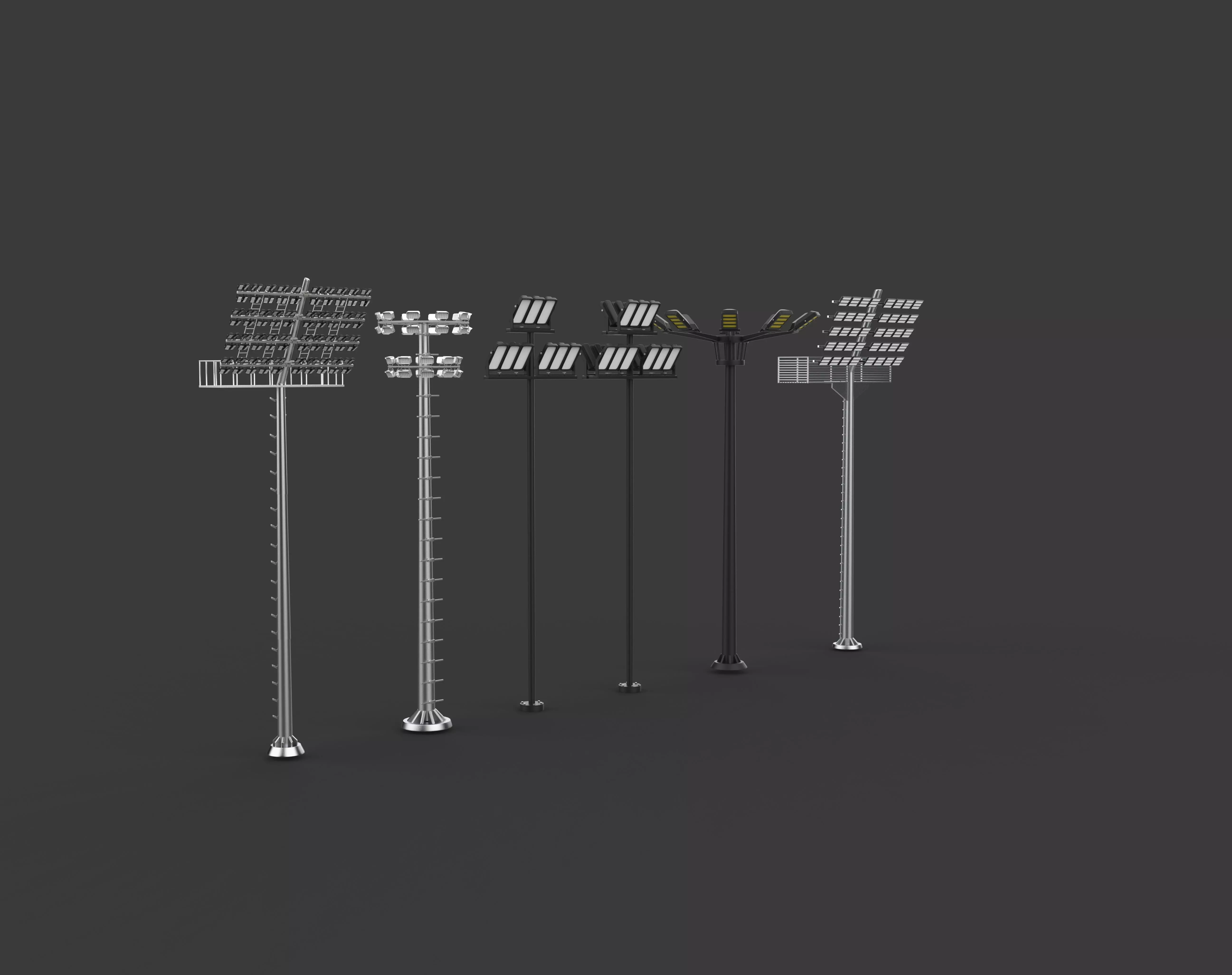 high mast light 3D model_18