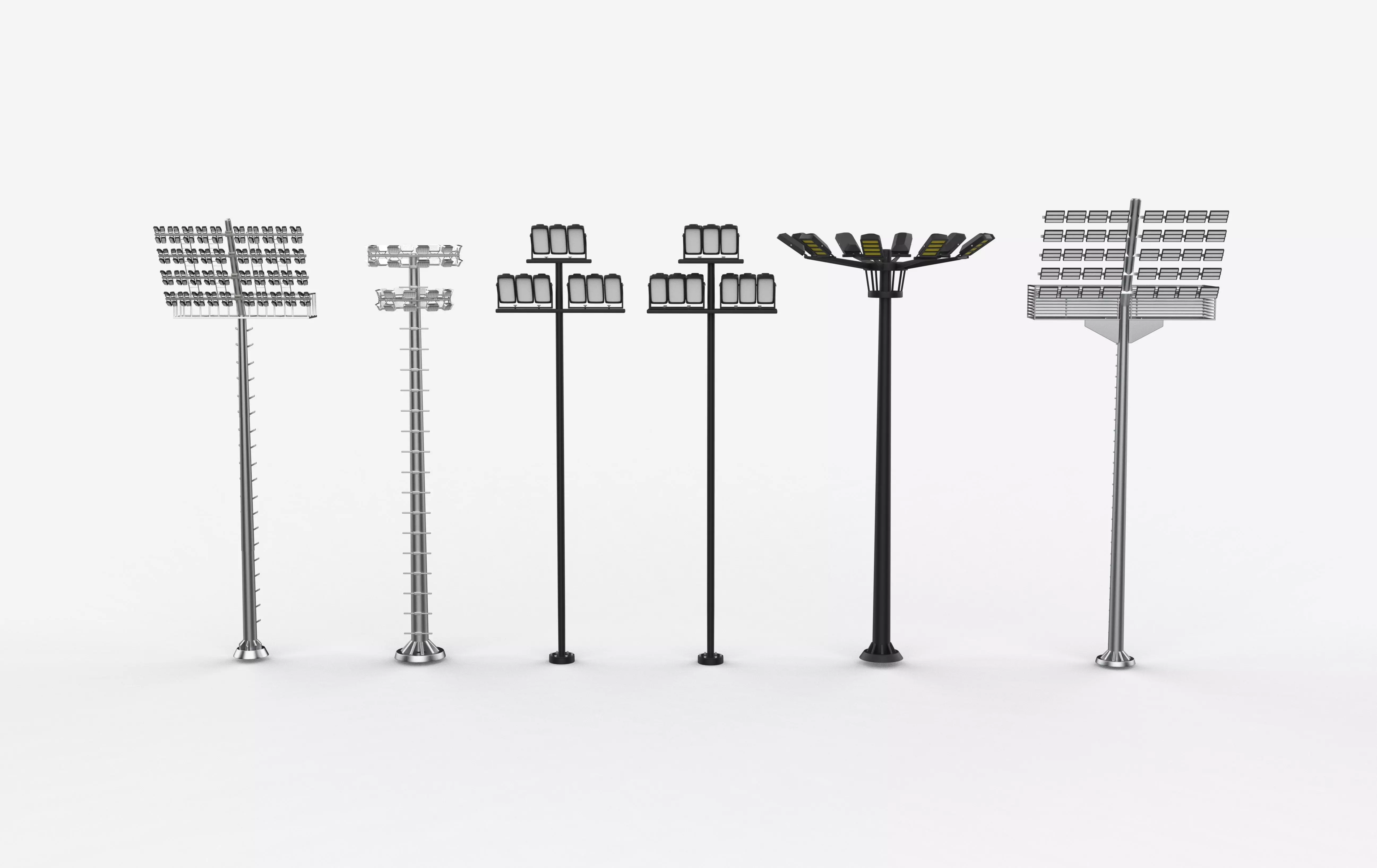 high mast light 3D model_9