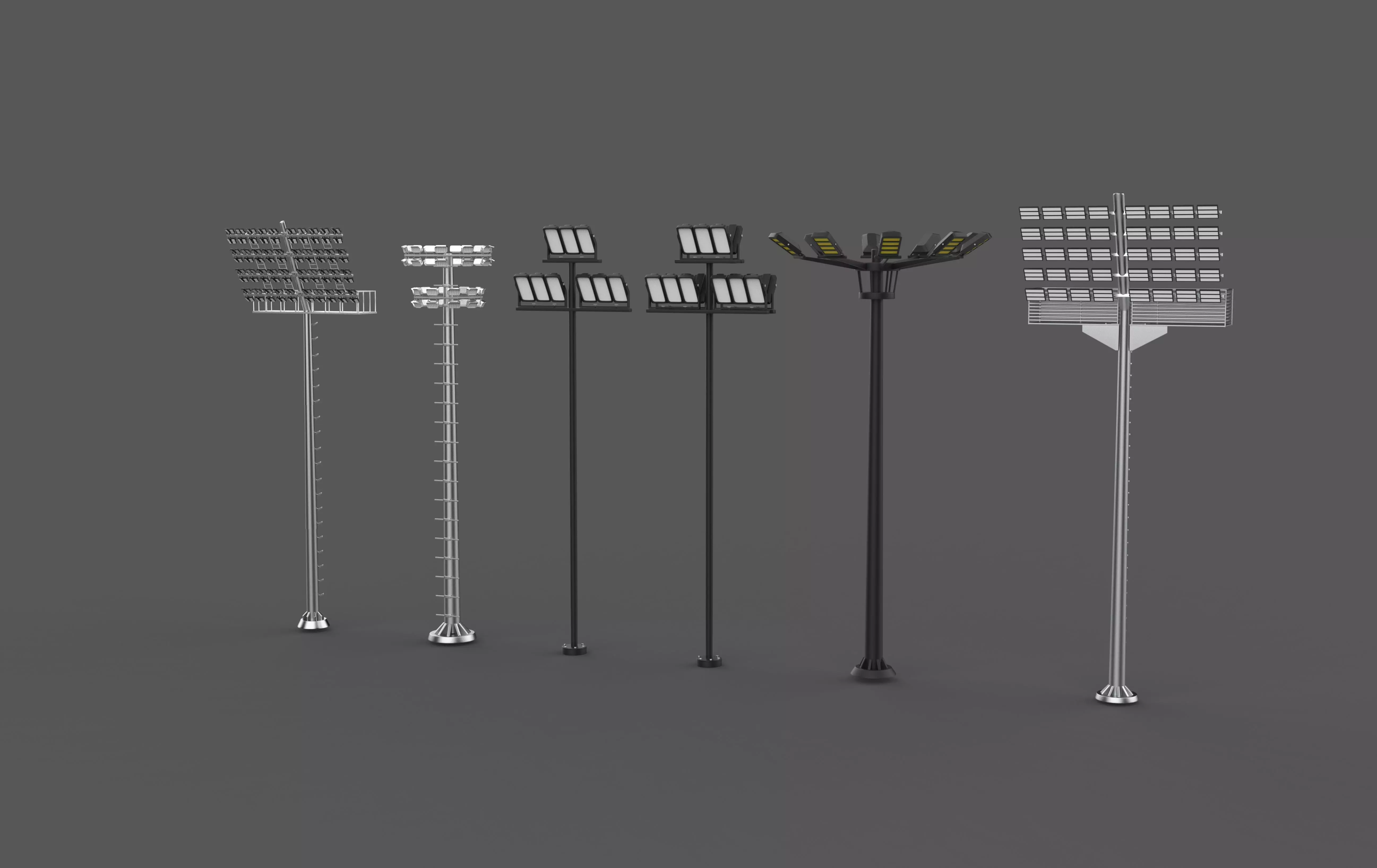 high mast light 3D model_19