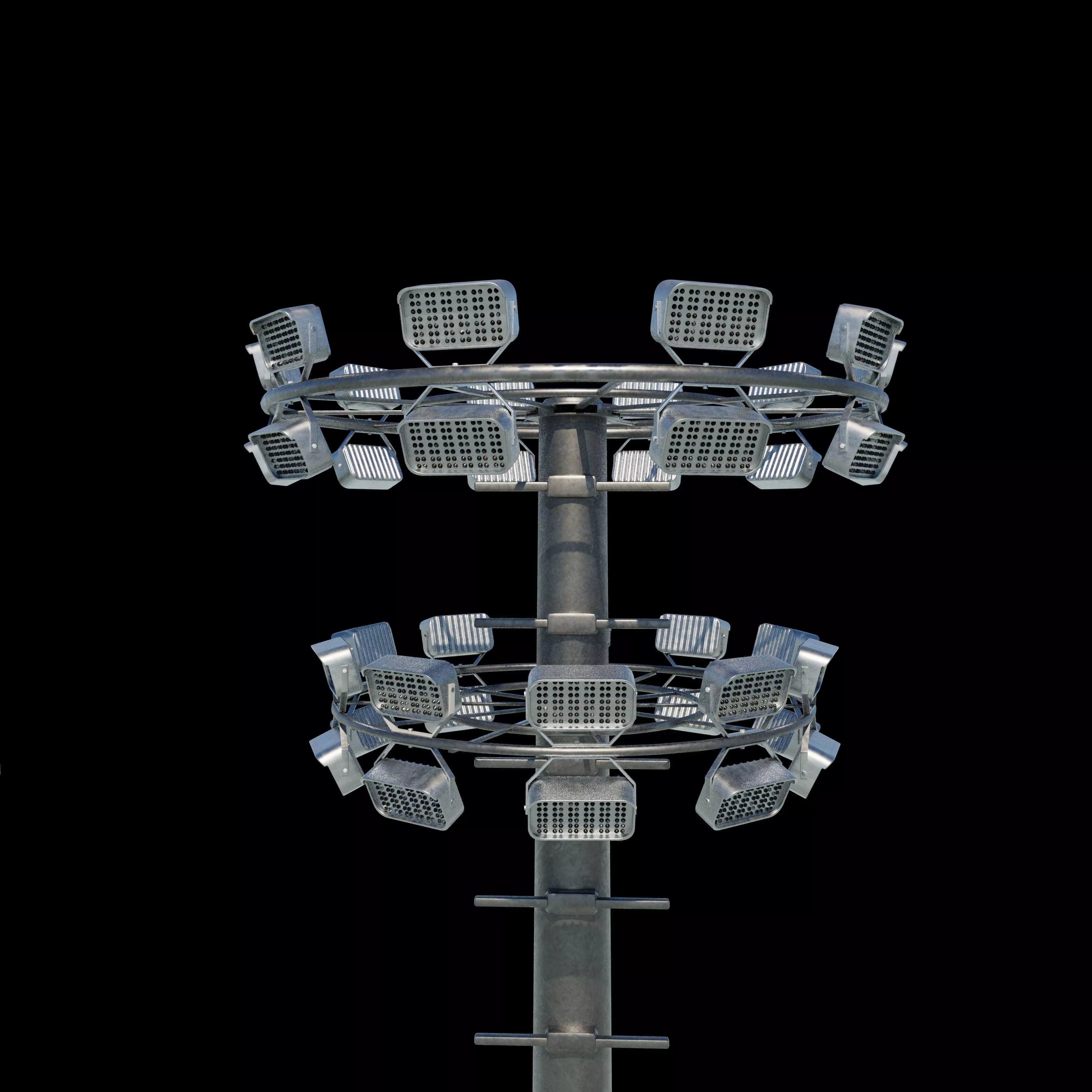 high mast light 3D model_20
