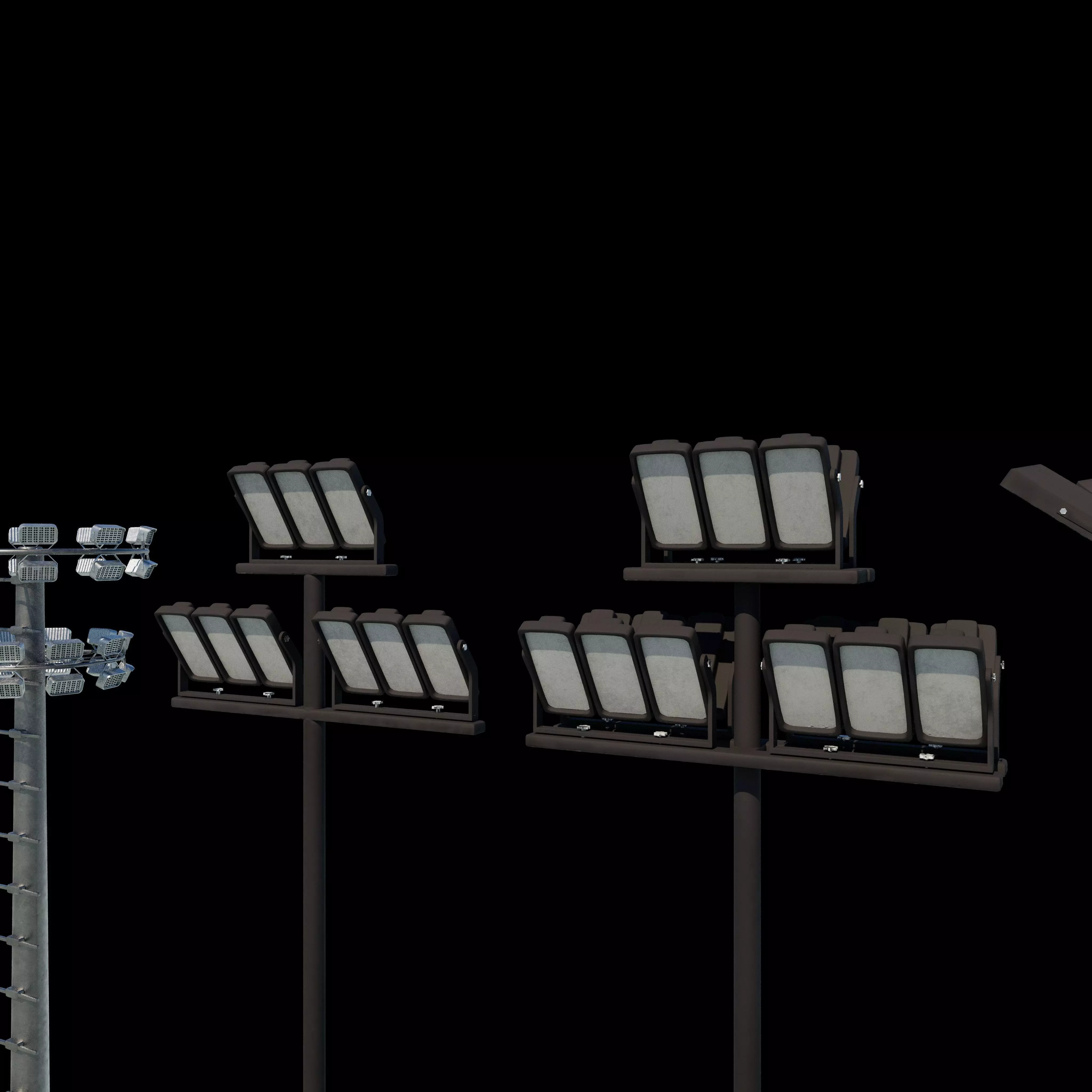 high mast light 3D model_14