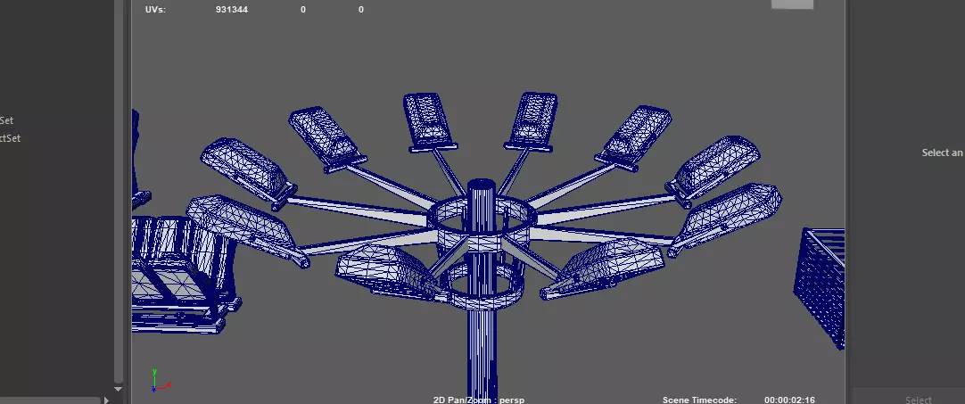 high mast light 3D model_29