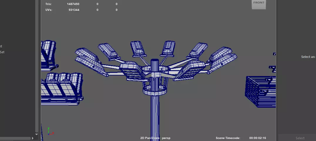 high mast light 3D model_28