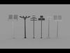 high mast light 3D model_1