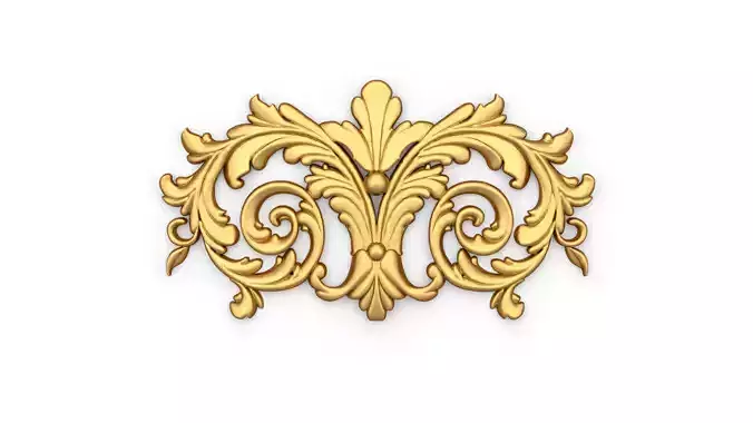 carved classic decorative ornament cnc 3d printing stl 56