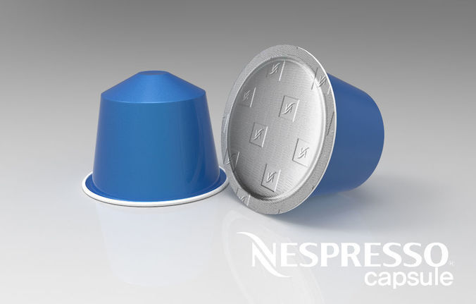 Nespresso capsule Free 3D model