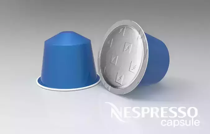 Nespresso capsule Free 3D model