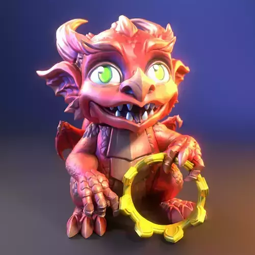 Red Dragon Bobble Head