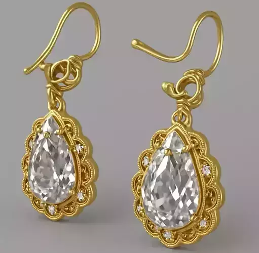Diamond Earrings 