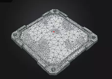 Floor Panel  Low-poly 3D model_1