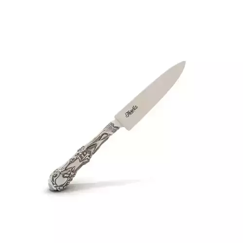 Ornate Silver Knife model pack Low-poly 3D model