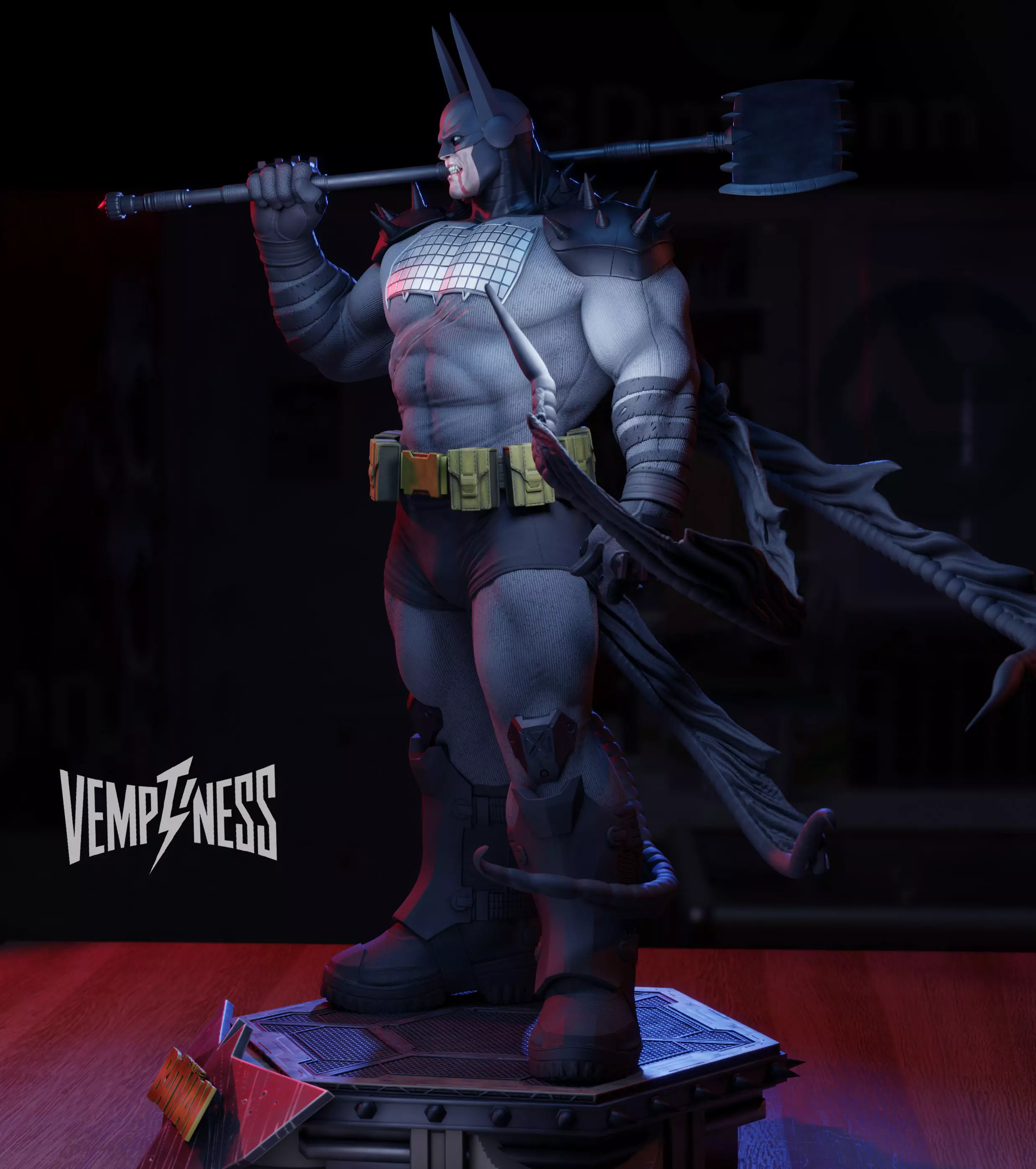 Absolute Batman Dc 3D print model_4