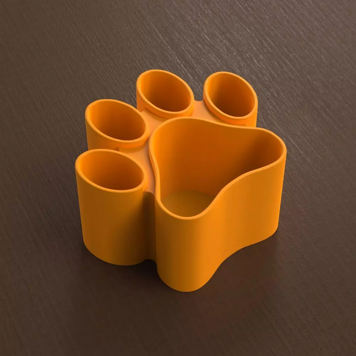 Cat-Paw Pen Holder 3D print model_0