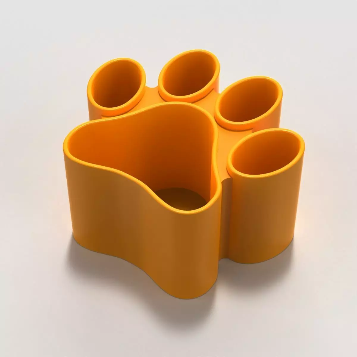 Cat-Paw Pen Holder 3D print model_8