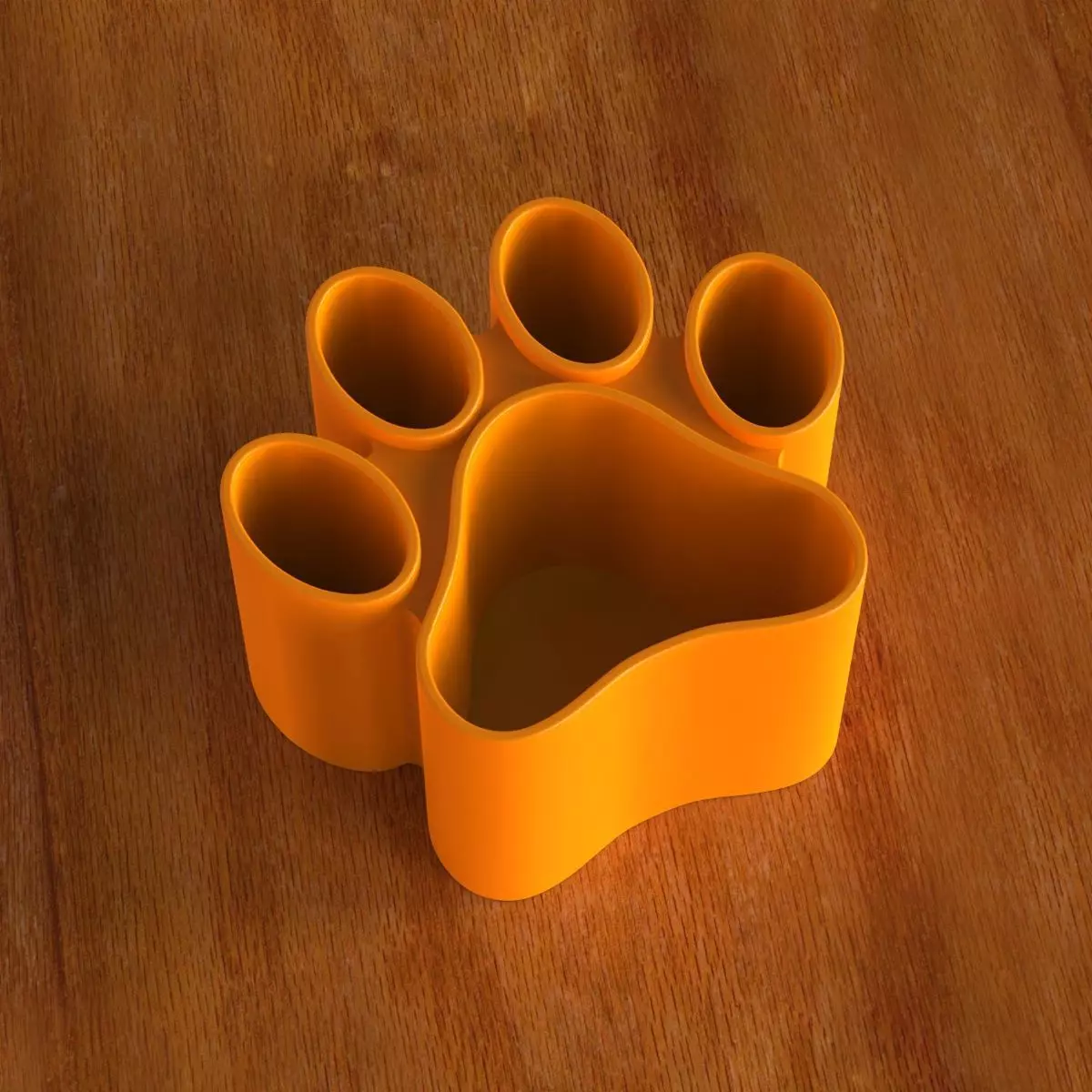 Cat-Paw Pen Holder 3D print model_5