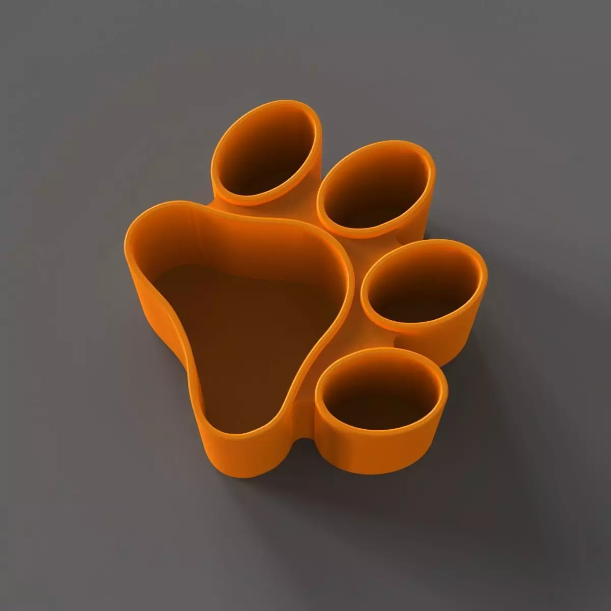 Cat-Paw Pen Holder 3D print model_11