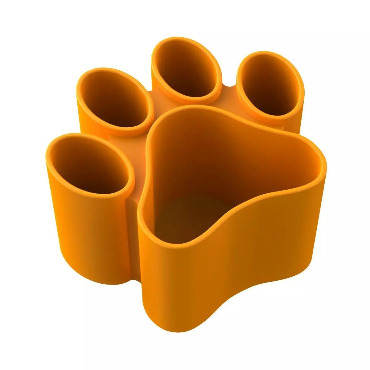 Cat-Paw Pen Holder 3D print model_4