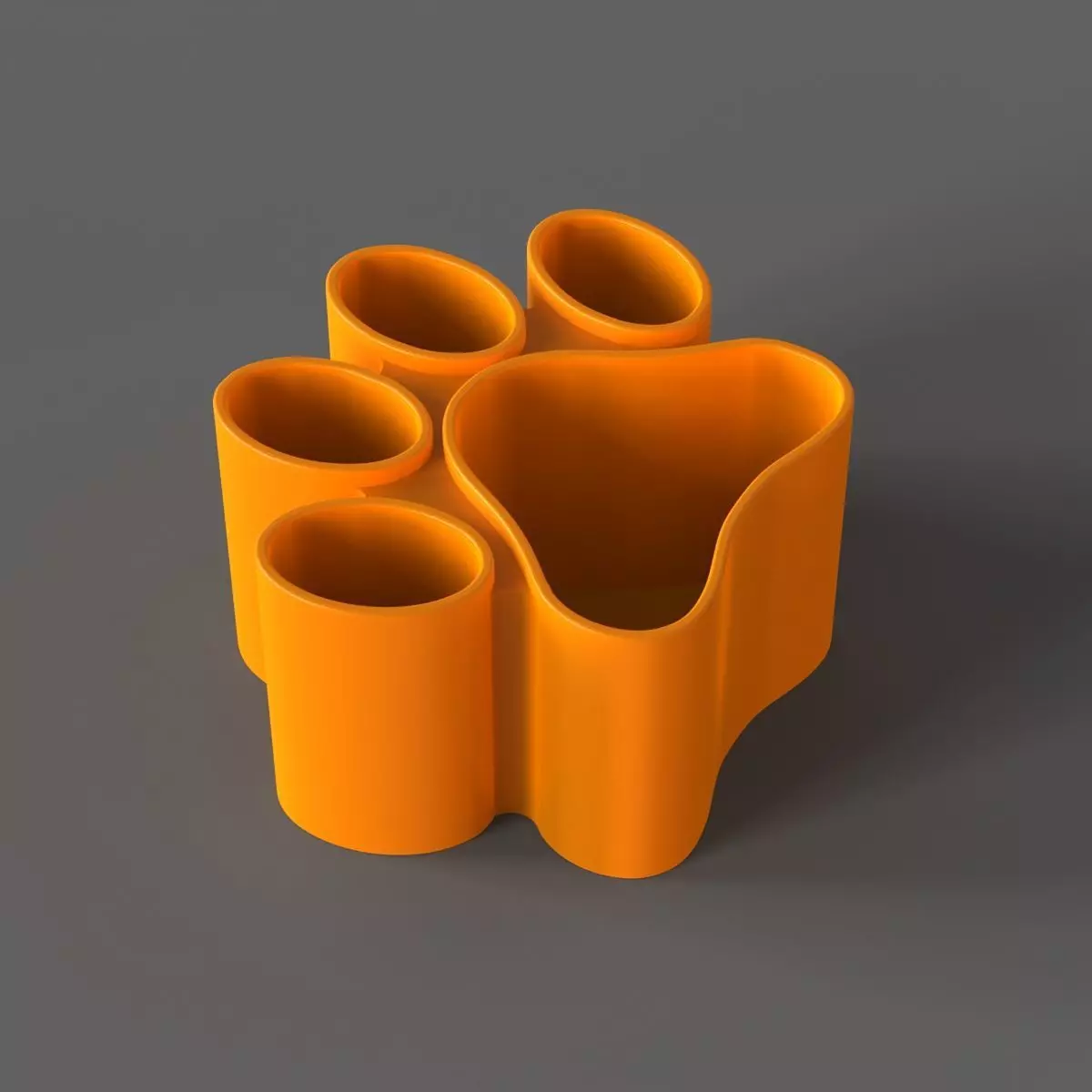 Cat-Paw Pen Holder 3D print model_7