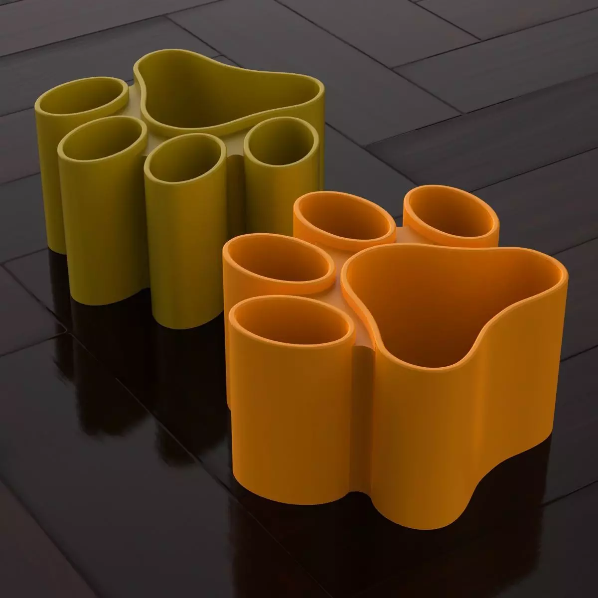 Cat-Paw Pen Holder 3D print model_6