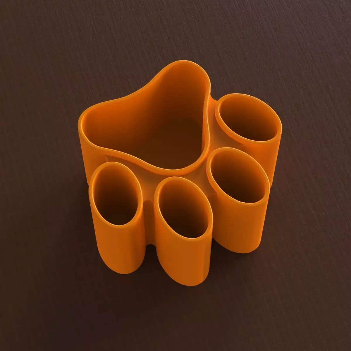 Cat-Paw Pen Holder 3D print model_1