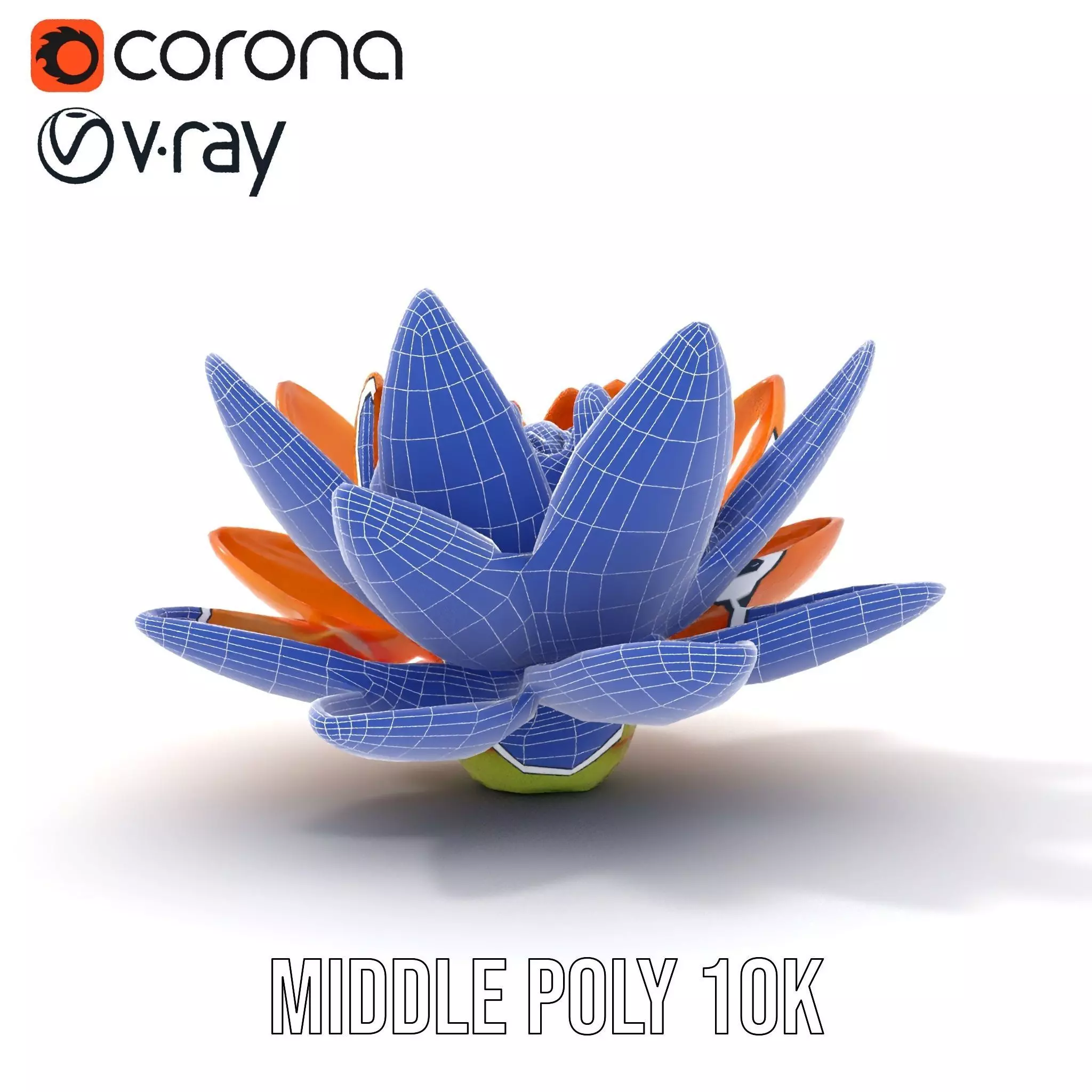 Vibrant Lotus Bloom model pack Low-poly 3D model_30