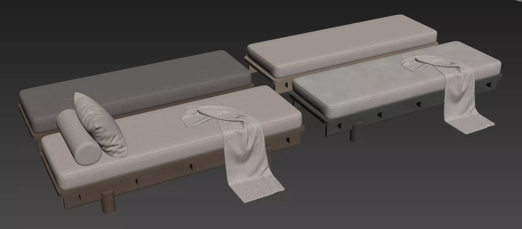 Yume Daybed By Konk Furniture 3D model_12