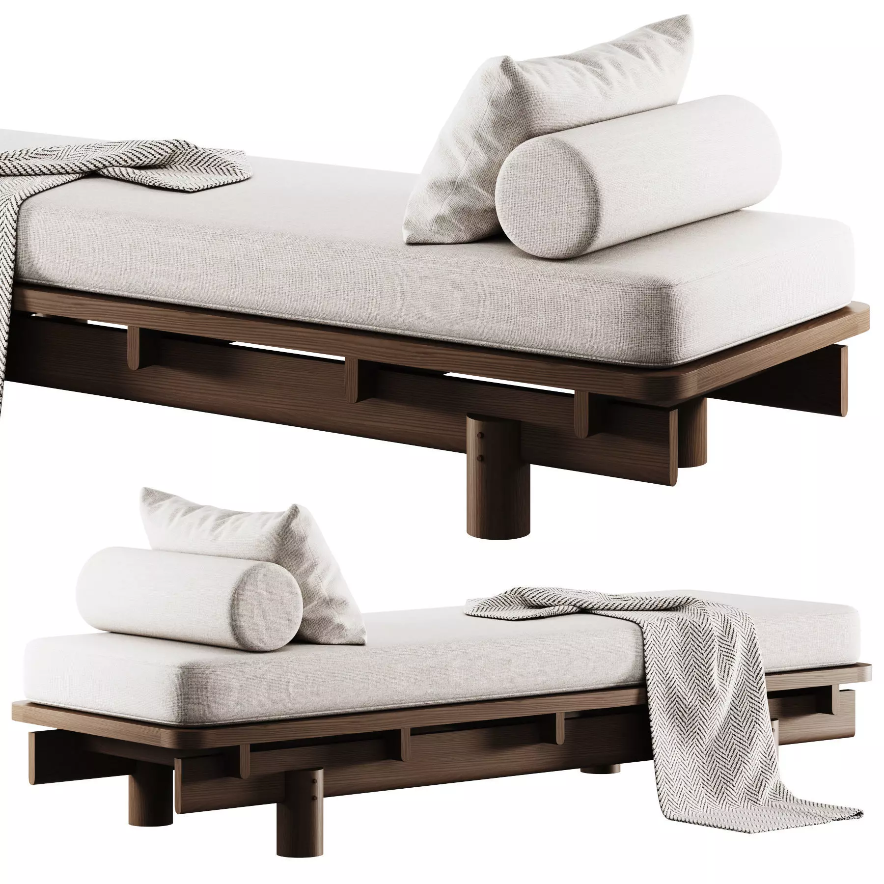 Yume Daybed By Konk Furniture 3D model_0