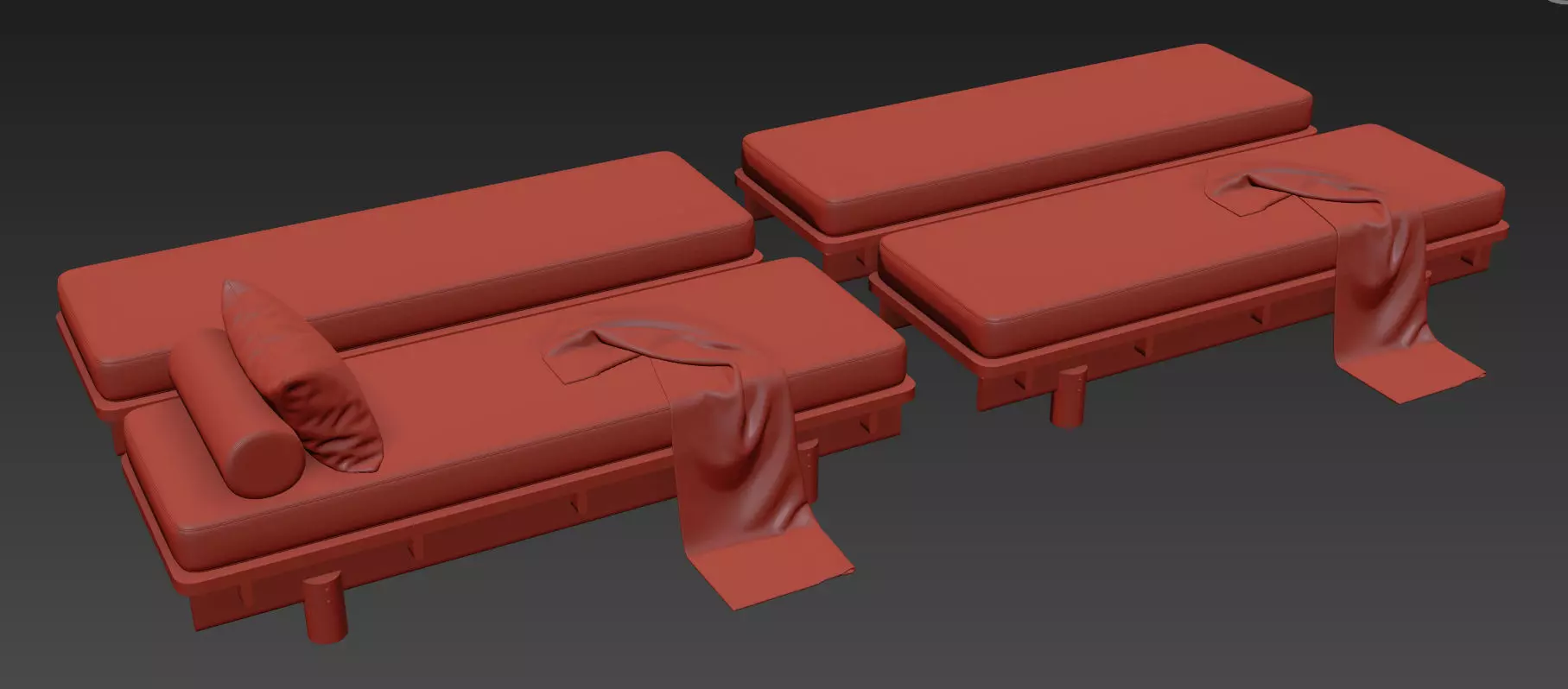 Yume Daybed By Konk Furniture 3D model_13