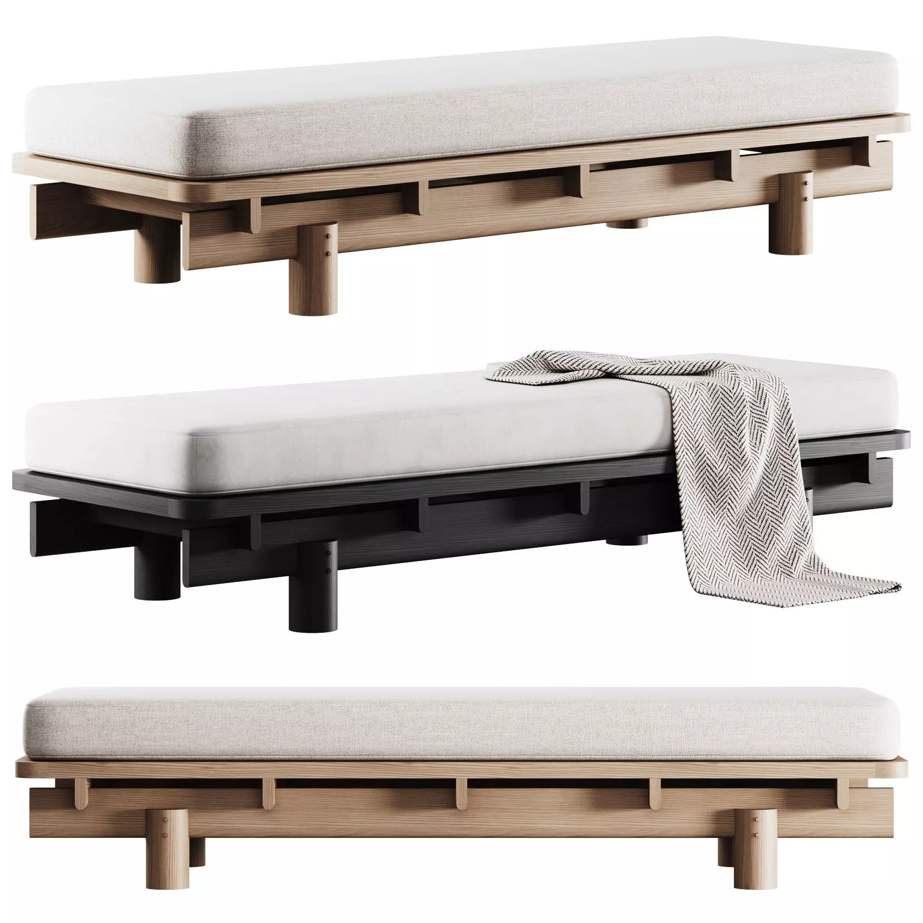 Yume Daybed By Konk Furniture 3D model_3