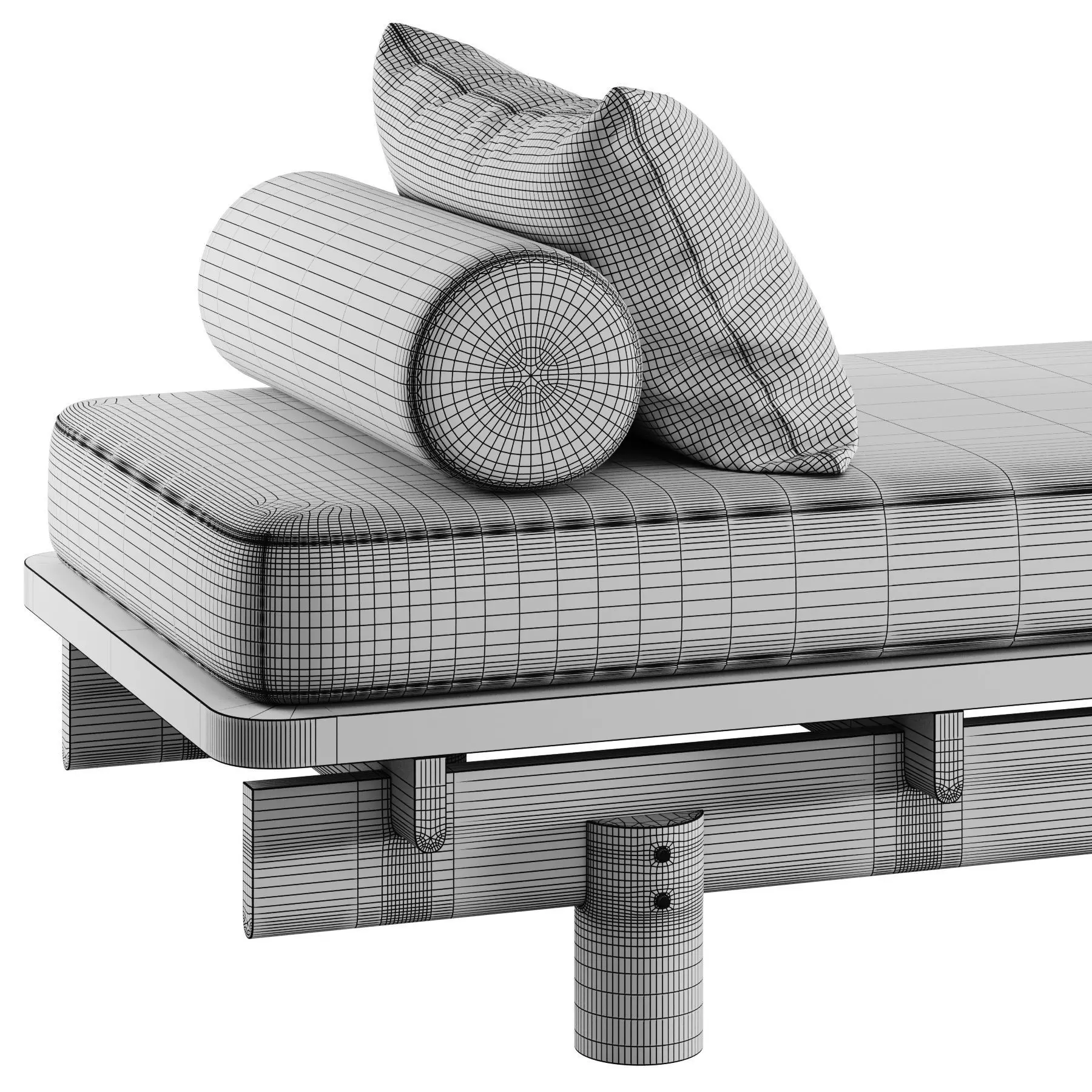 Yume Daybed By Konk Furniture 3D model_5