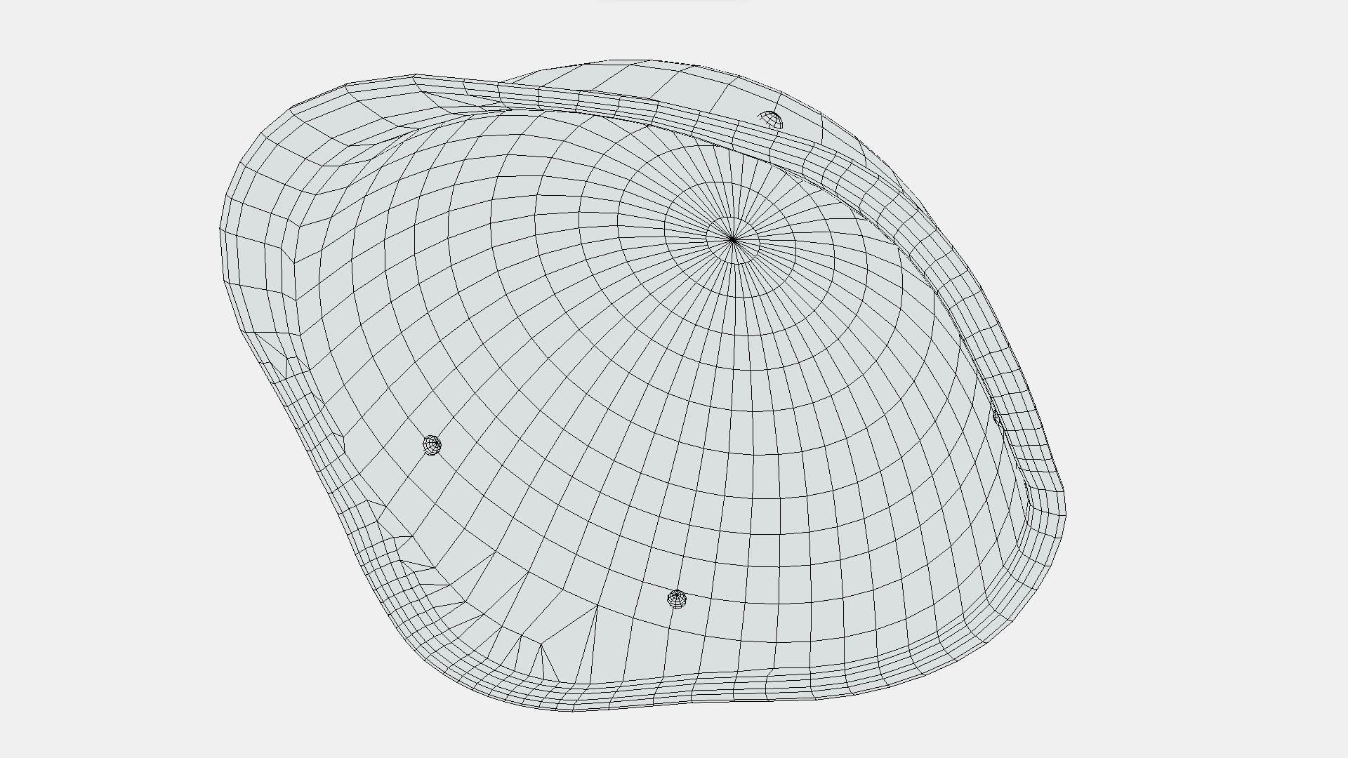 Soviet Word War Helmet Low-poly 3D model_5