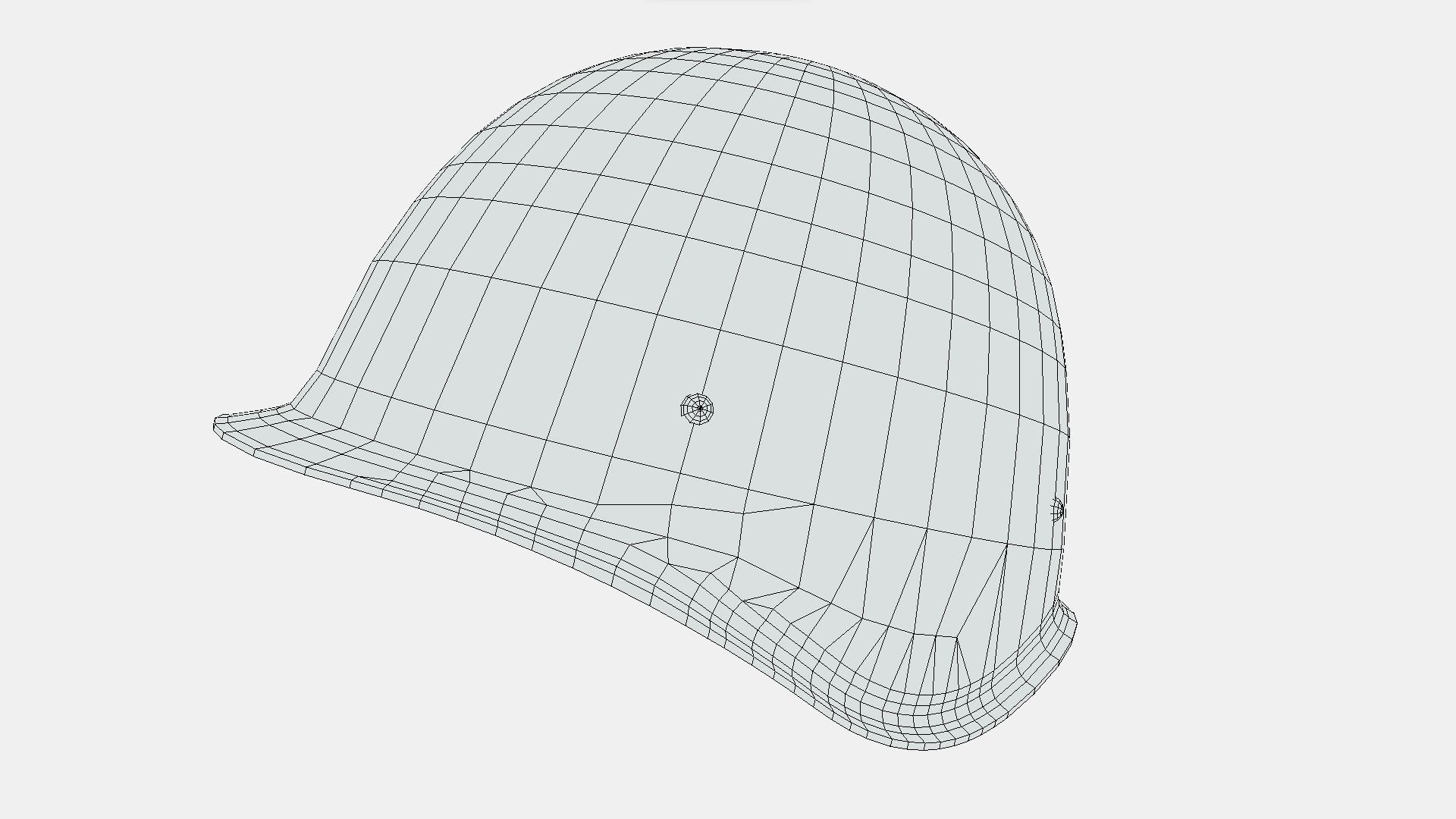 Soviet Word War Helmet Low-poly 3D model_4