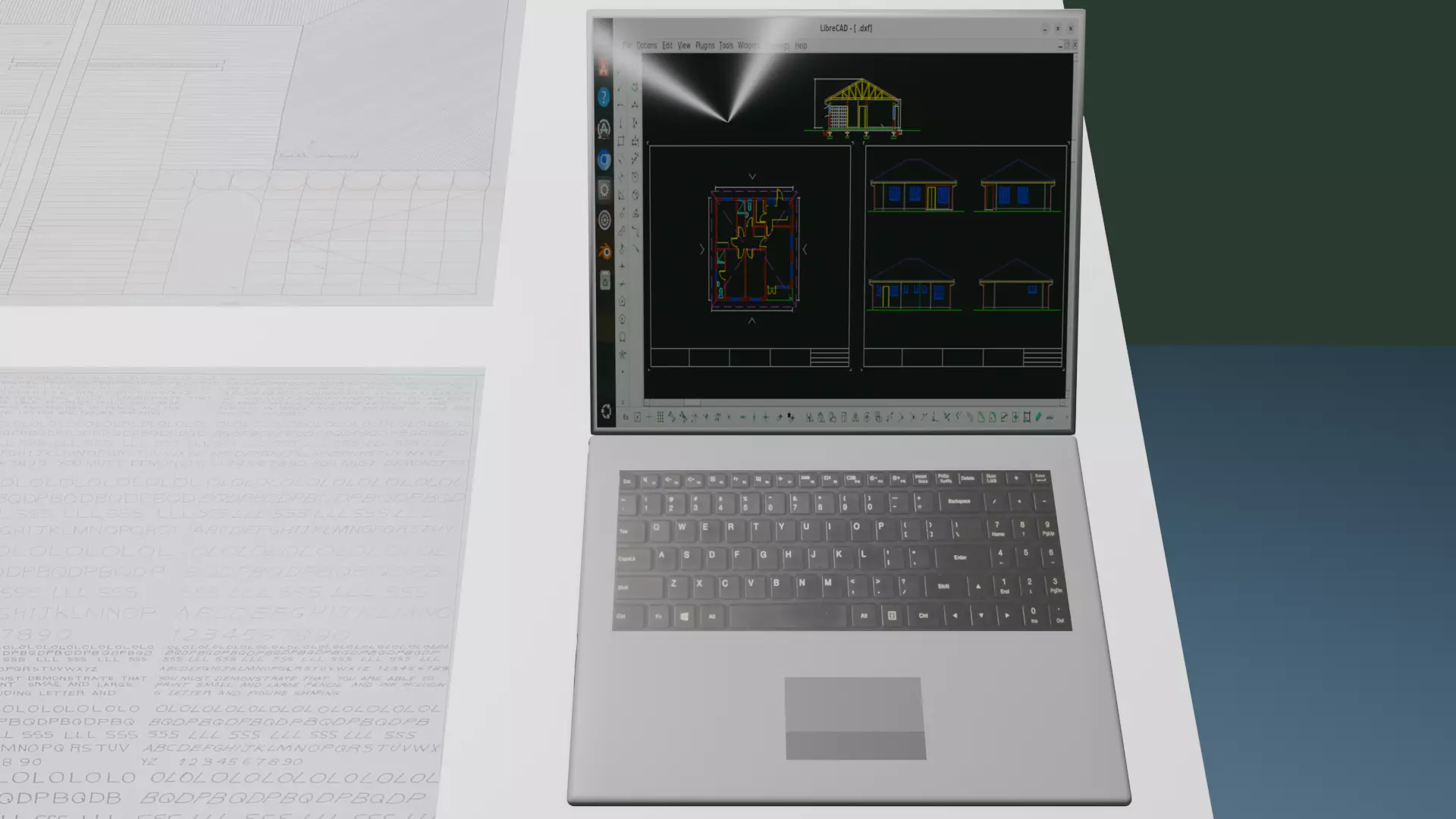 arch-drawing-board Free 3D model_4