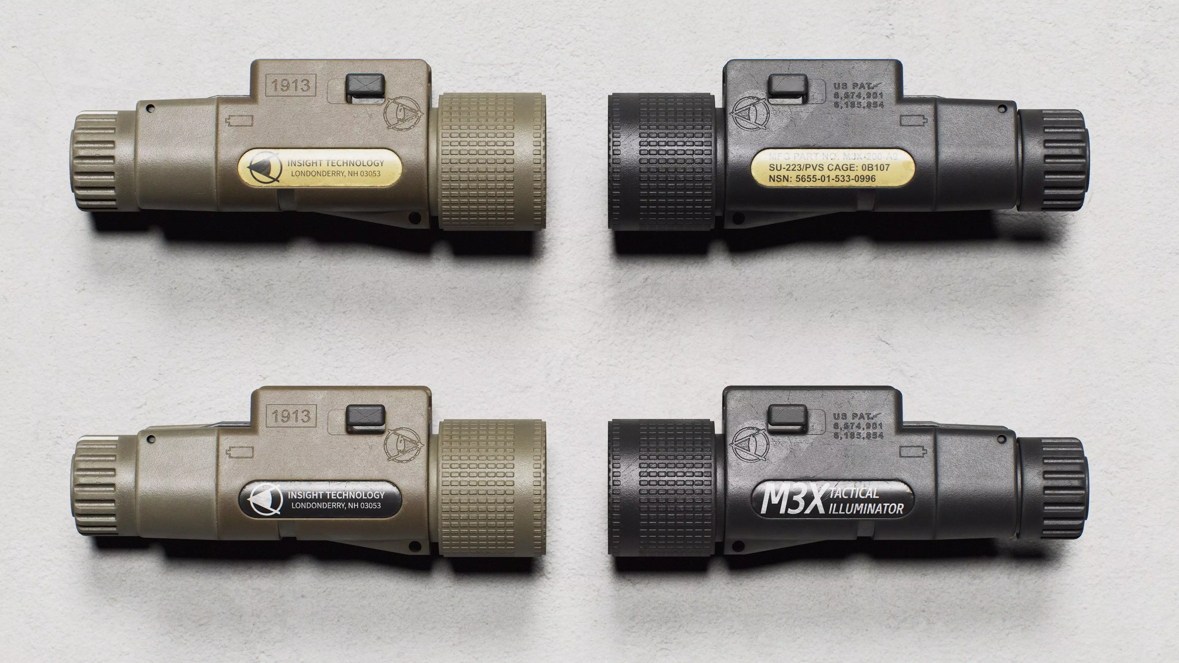 Insight - M3X Flashlight - Replica Low-poly 3D model_0