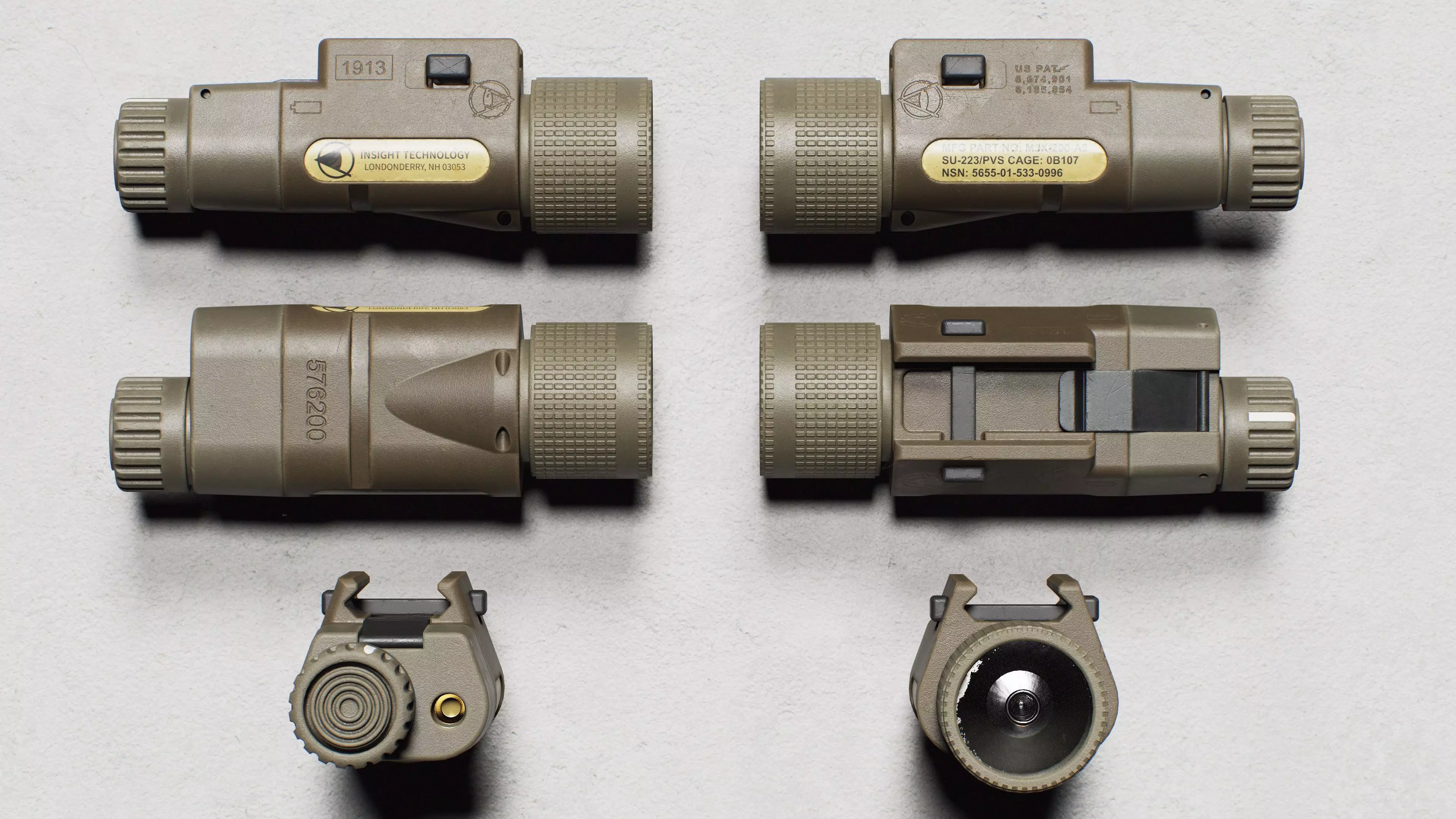 Insight - M3X Flashlight - Replica Low-poly 3D model_4