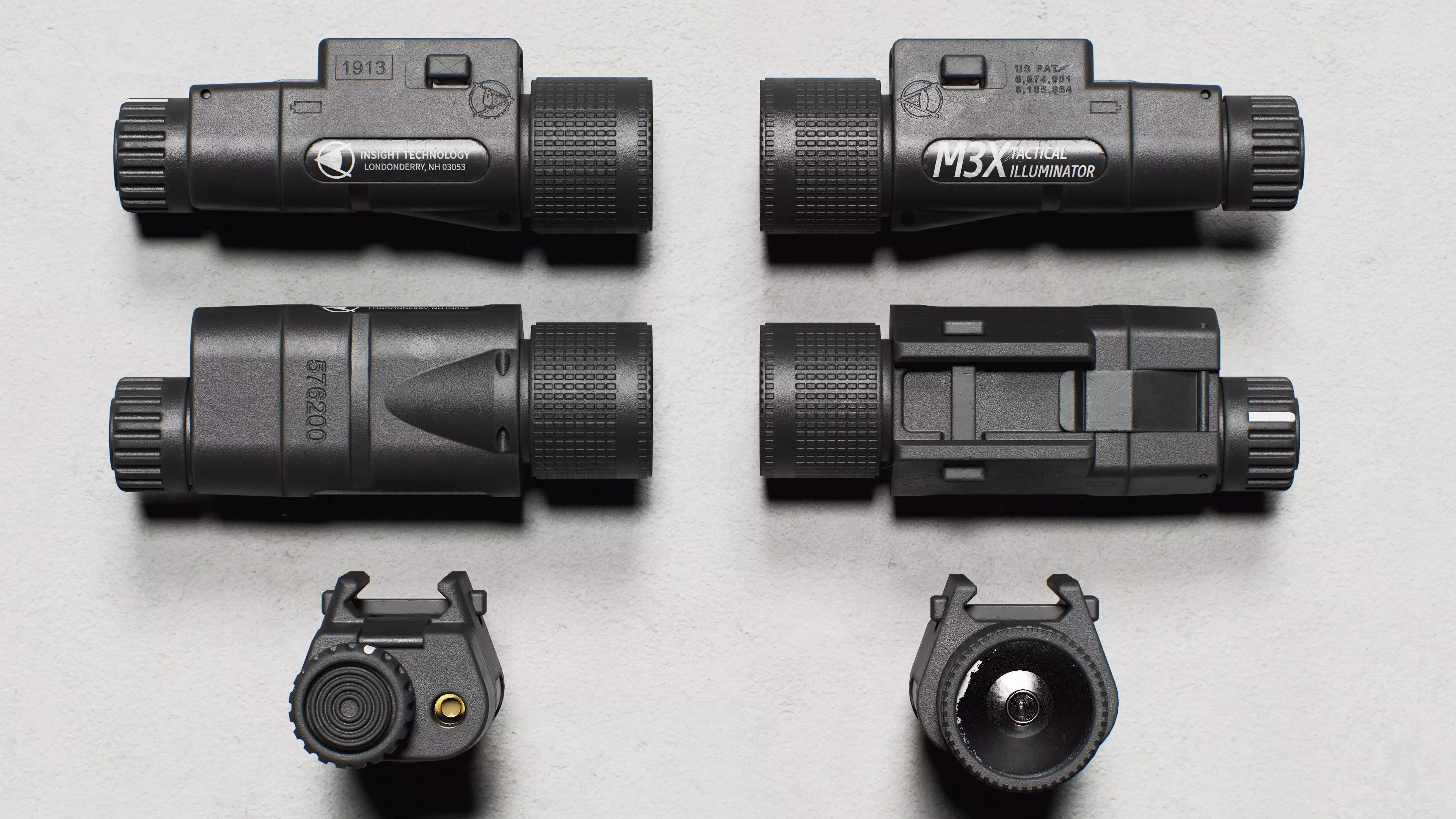 Insight - M3X Flashlight - Replica Low-poly 3D model_1