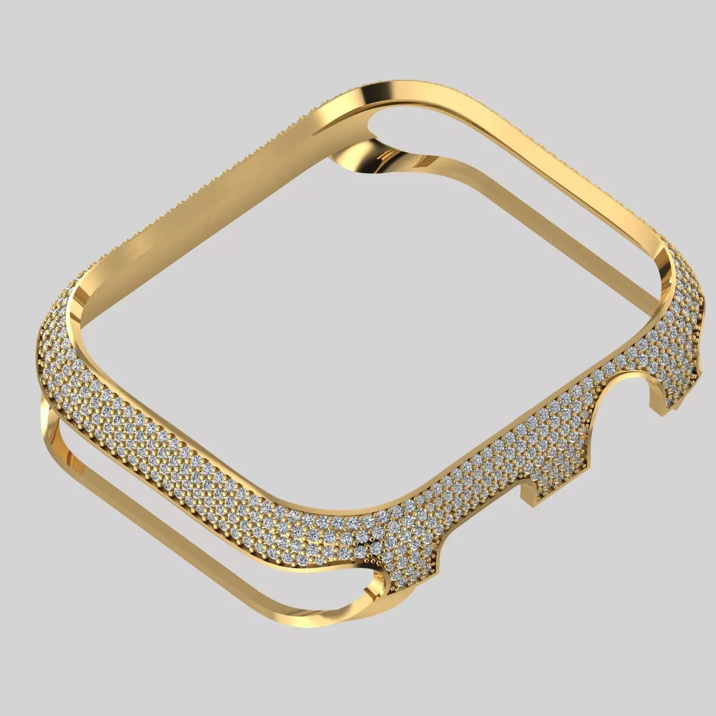 Apple Watch Series 7 Case Diamond Cover  45mm  3D print model  3D print model_3