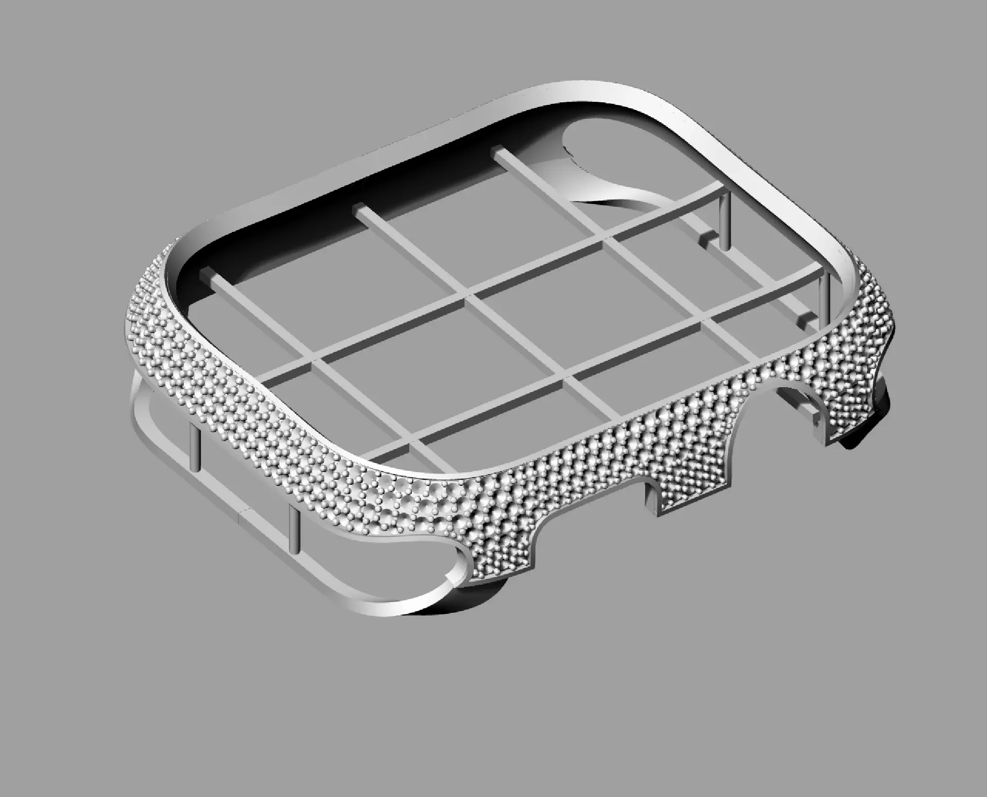 Apple Watch Series 7 Case Diamond Cover  45mm  3D print model  3D print model_12