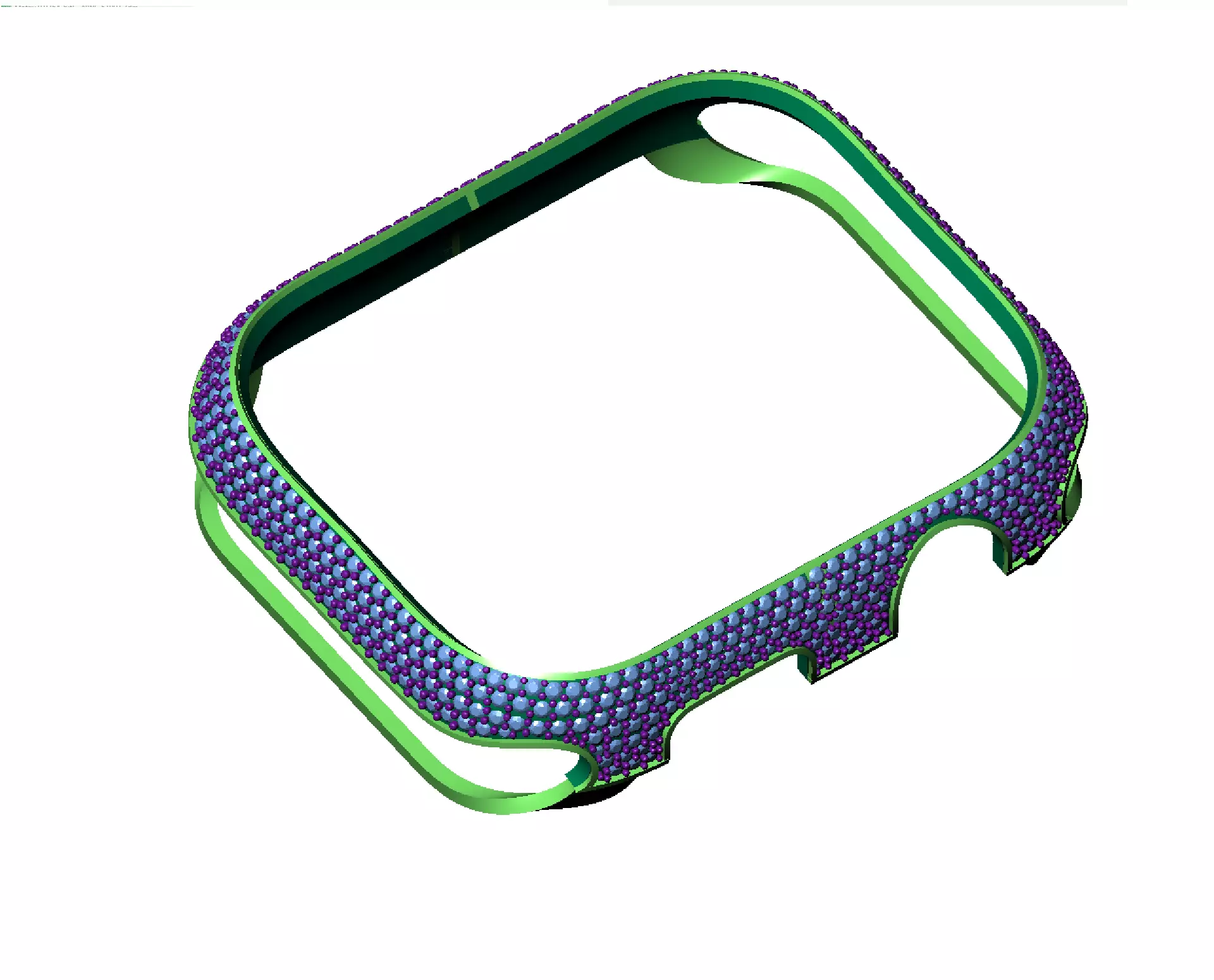 Apple Watch Series 7 Case Diamond Cover  45mm  3D print model  3D print model_10