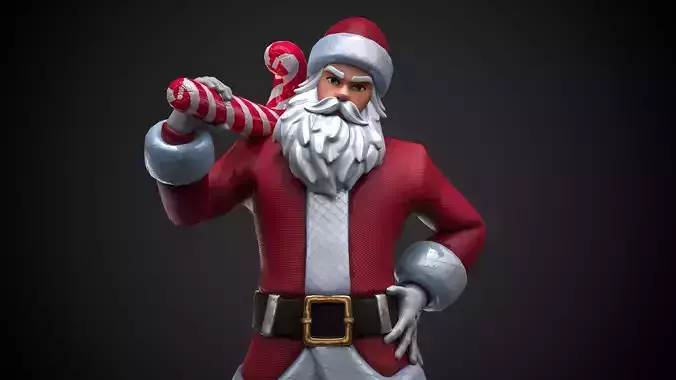 Stylized Santa - UE4 UE5 Unity 