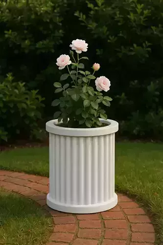 greek column organizer vase  minimal design and different size